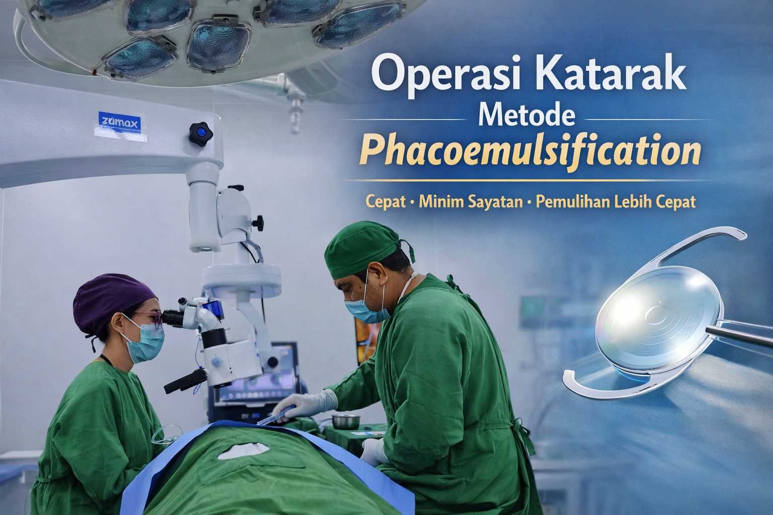Operasi Katarak Modern Metode Phacoemulsification